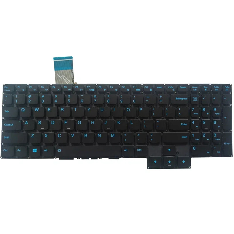 New Laptop US Blue/White Backl - Gaming Keyboard Blue ulasan dan harga