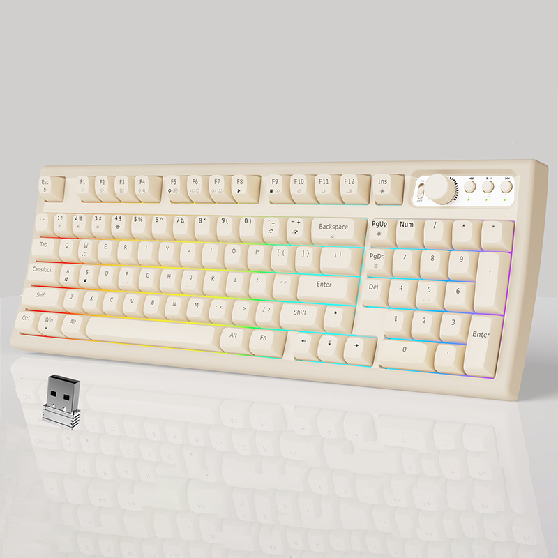 EWEADN V97 Cute Creamy Keyboar - Gaming Keyboard That Is Quiet ulasan dan harga