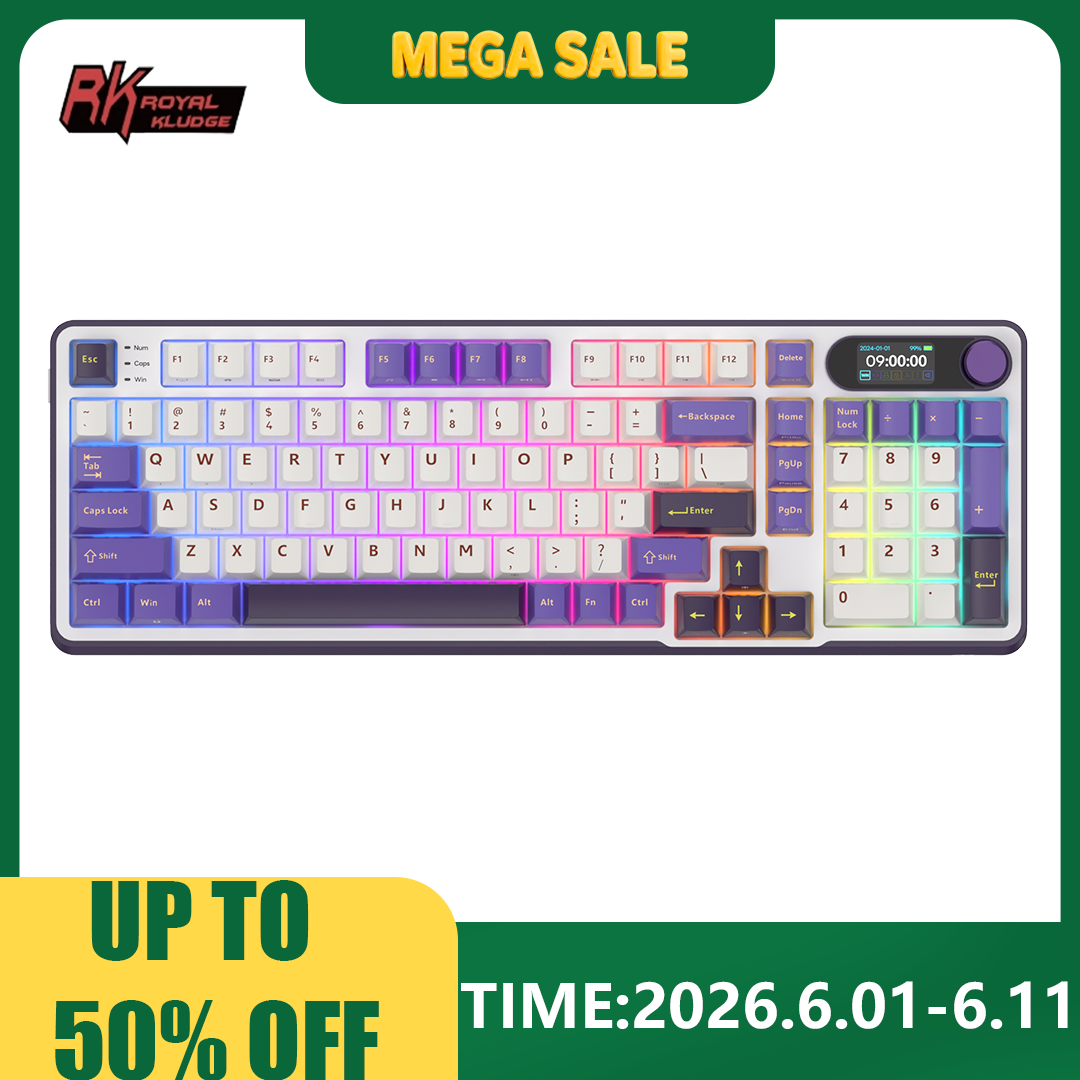RK ROYAL KLUDGE S98 Wireless G - Gaming Keyboard Budget ulasan dan harga