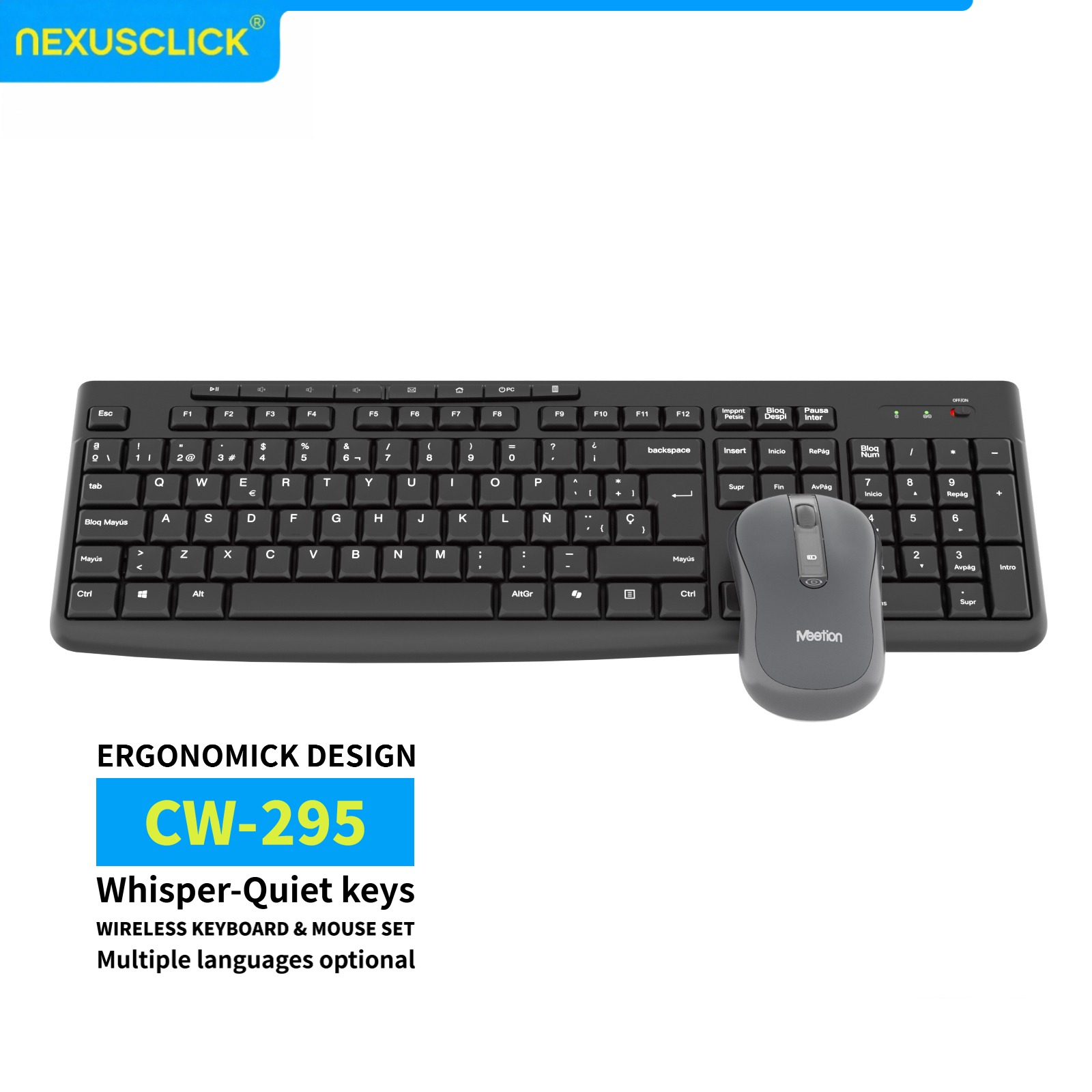NexusClick Low-Profile Ergonom - Gaming Keyboard That Is Quiet ulasan dan harga