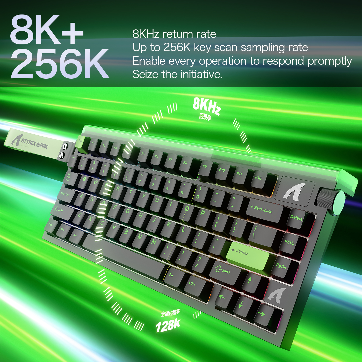 R85 ATTACK SHARK R85HE Magneti - Gaming Keyboard Expensive ulasan dan harga