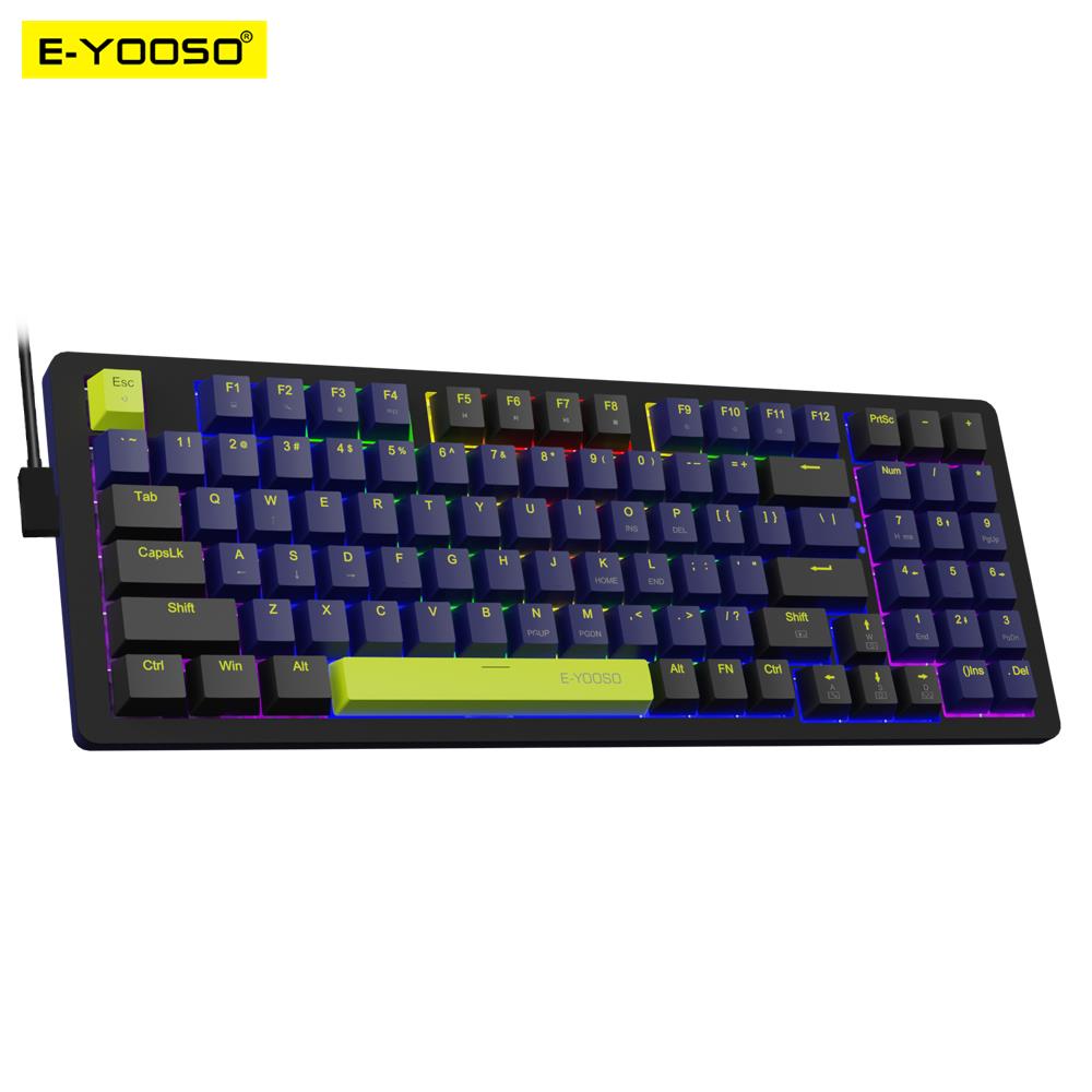 E-YOOSO Z94 USB Mechanical Gam - Gaming Keyboard Budget ulasan dan harga