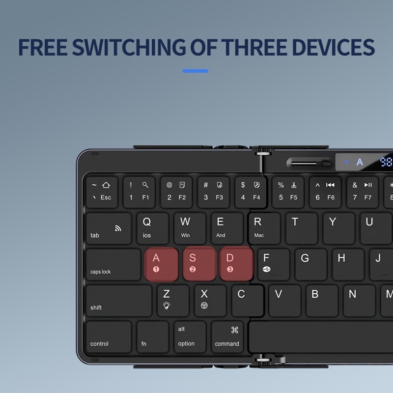 Foldable Bluetooth Keyboard Wi - Gaming Keyboard Budget ulasan dan harga
