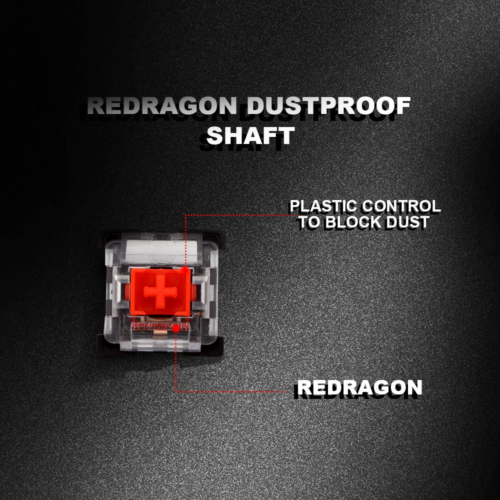 REDRAGON SMD RGB MX switch 3Pi - Keyboard Gaming Blue Switch ulasan dan harga