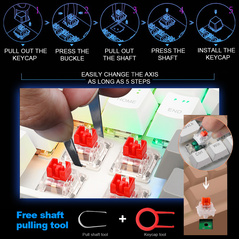 E-YOOSO Z11 RGB USB 60% Mini M - Gaming Keyboard E Yooso ulasan dan harga