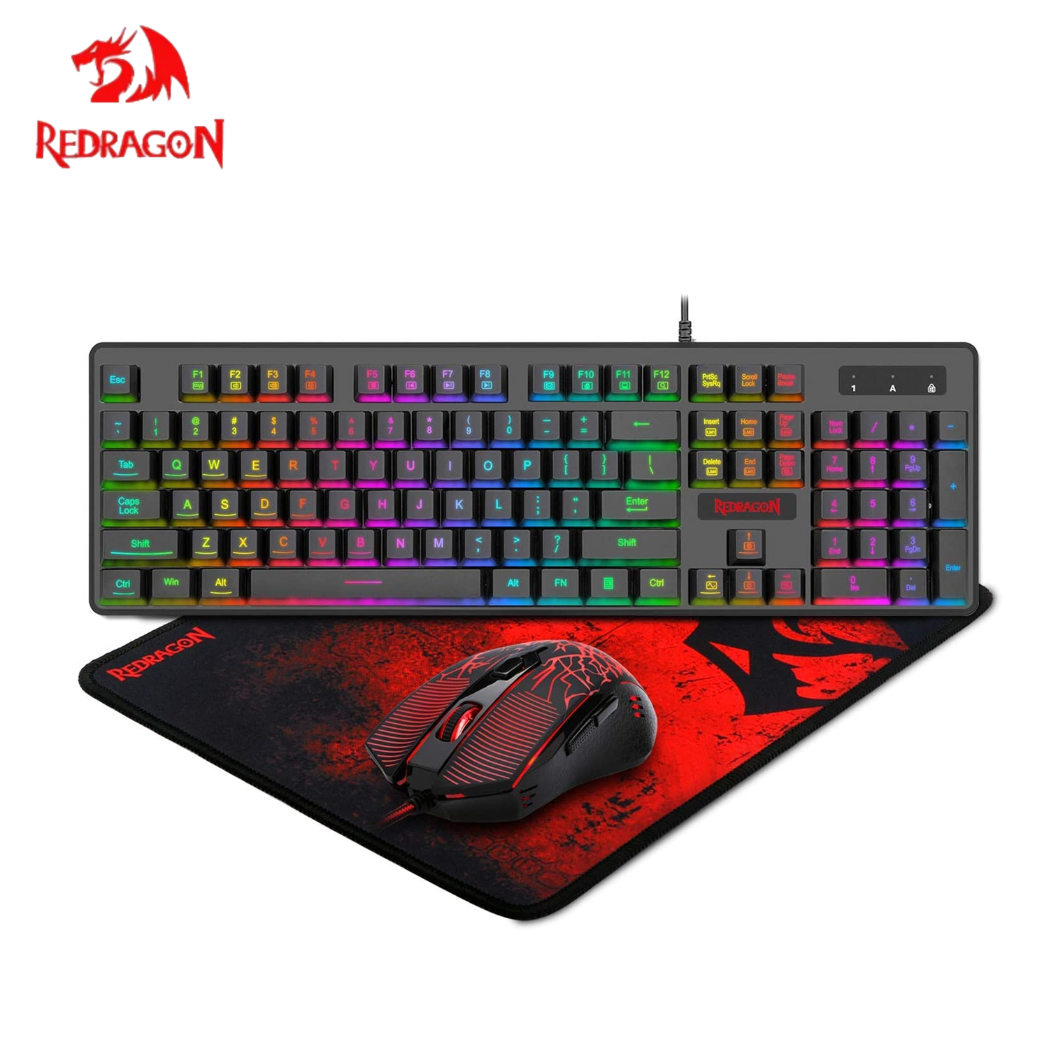 Redragon S107 Gaming Keyboard  - Gaming Keyboard Mouse Combo ulasan dan harga