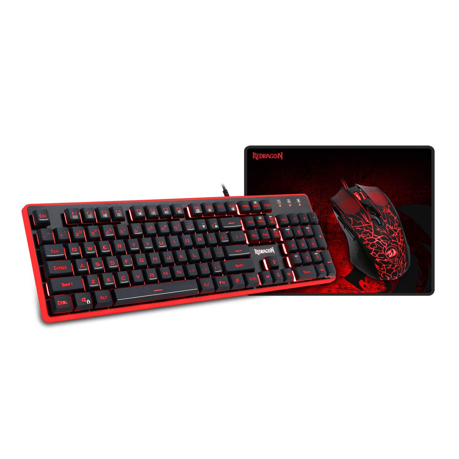 Redragon S107 Gaming Keyboard  - Gaming Keyboard Mouse Combo ulasan dan harga