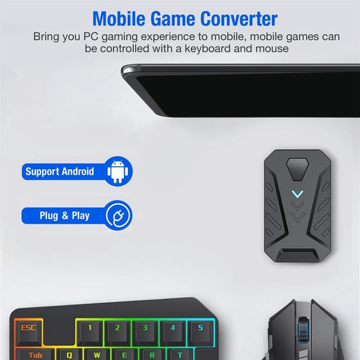 A57G-Keyboard and Mouse Conver - Gaming Keyboard And Mouse Converter For Mobile ulasan dan harga